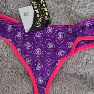 Purple and Pink Women's Panties